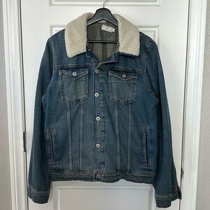 Topman Aviator Denim Jacket